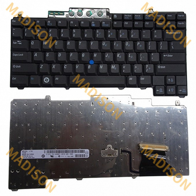 แป้นพิมพ์ภาษาอังกฤษสำหรับ Dell Latitude D620 D630 D631 D820 D830พร้อมเมาส์