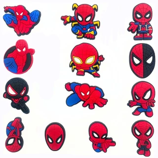 13 ชิ้น/เซ็ตรองเท้า Charm MEIDJ ตัวติดรองเท้า Pvc ตัวการ์ตูน สำหรับตกแต่ง MEIDJ Diy รองเท้าหัวโต ติดง่าย น่ารัก