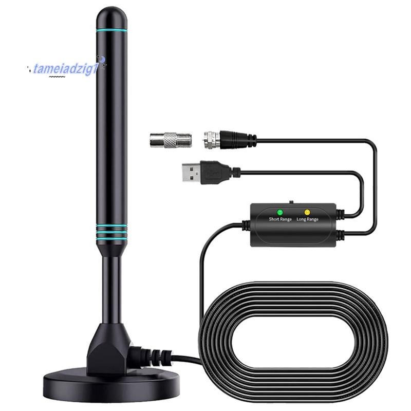 คอลัมน์เสาอากาศทีวีดิจิตอลความละเอียดสูงในร่มและกลางแจ้งเครื่องขยายเสียงสากลพร้อมสวิตช์ปรับเสาอากาศท