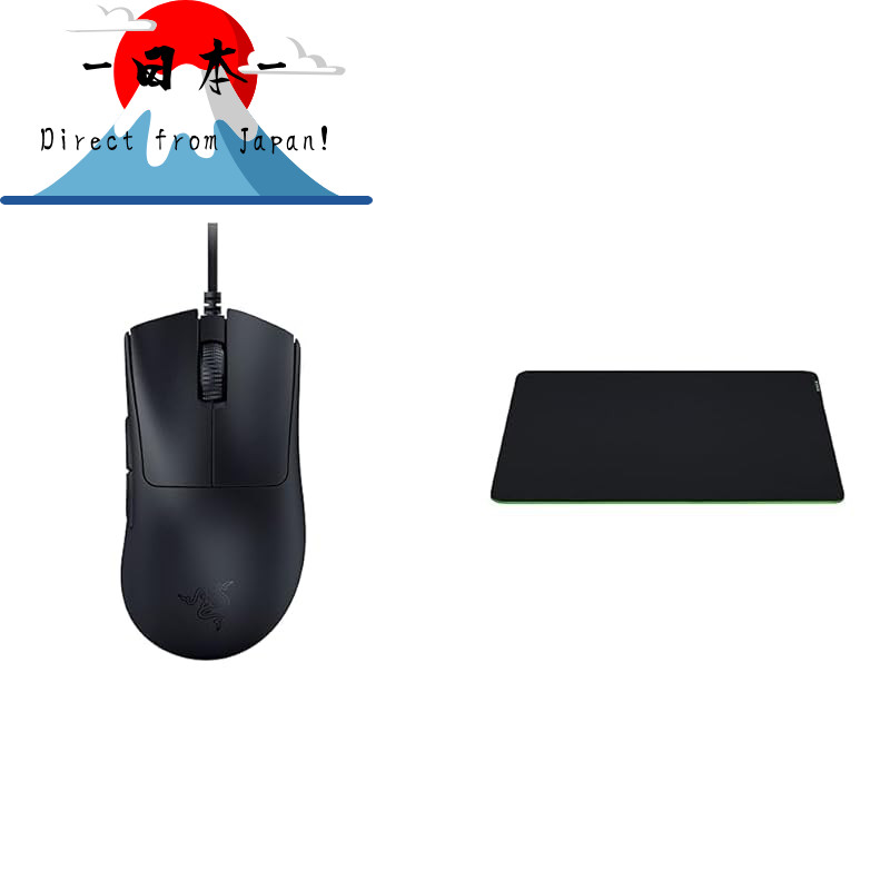 [Direct from Japan]
【Set Purchase】Razer DeathAdder V3 Ultra-Lightweight 59g Ergonomic Wired Gaming M