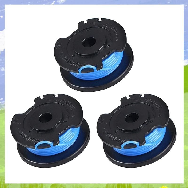 3Pack String Trimmer เปลี่ยน Spool Line 29252 29092 สําหรับ Greenworks 20V 24V 40V 80V Weed Eater ไร