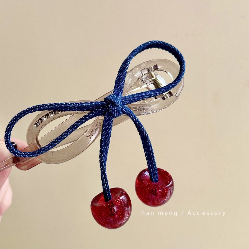 เวอร์ชั่นเกาหลีแฟชั่นใหม่ทุกการแข่งขันโบว์รอบลูกปัดบิดกิ๊บขดลวดกิ๊บผมหางม้าคลิป