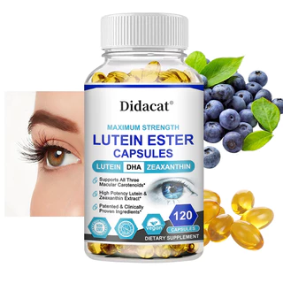 Didacat อาหารเสริมโฟเลตความแข็งแรงสูงพร้อม Lutein, DHA และ Zeaxanthin - รองรับสุขภาพดวงตา
