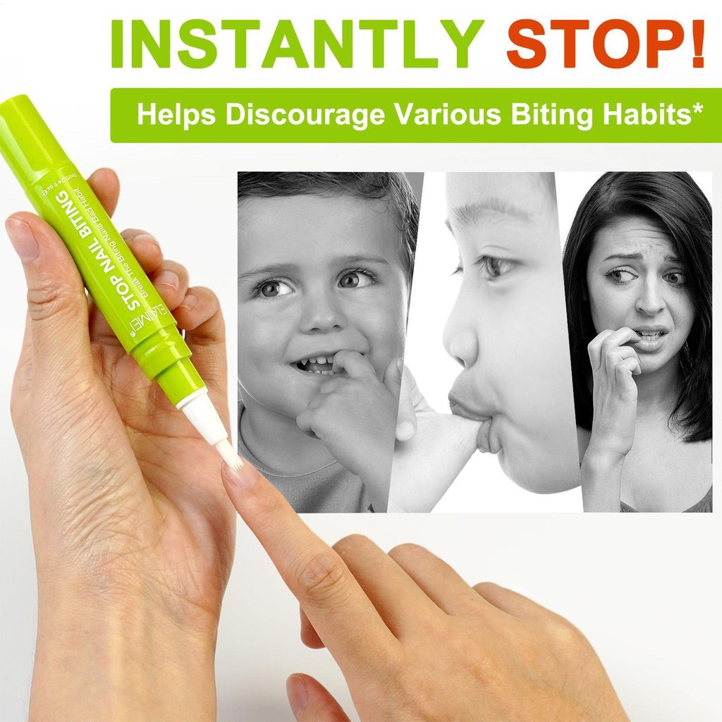 เล็บกัดป้องกัน 7ml Thumb Sucking No Bite เล็บปากกา Bitter Natural Stop Sucking Habit แบบพกพา Health 