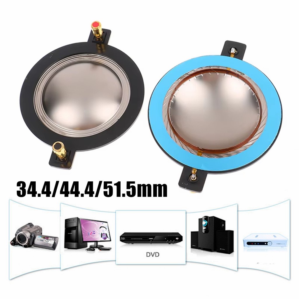 Spool Tweeter 44 Core Titanium Film 34.4/44.4/51.5mm Voice Coil Compression Driver Treble Reel Speak