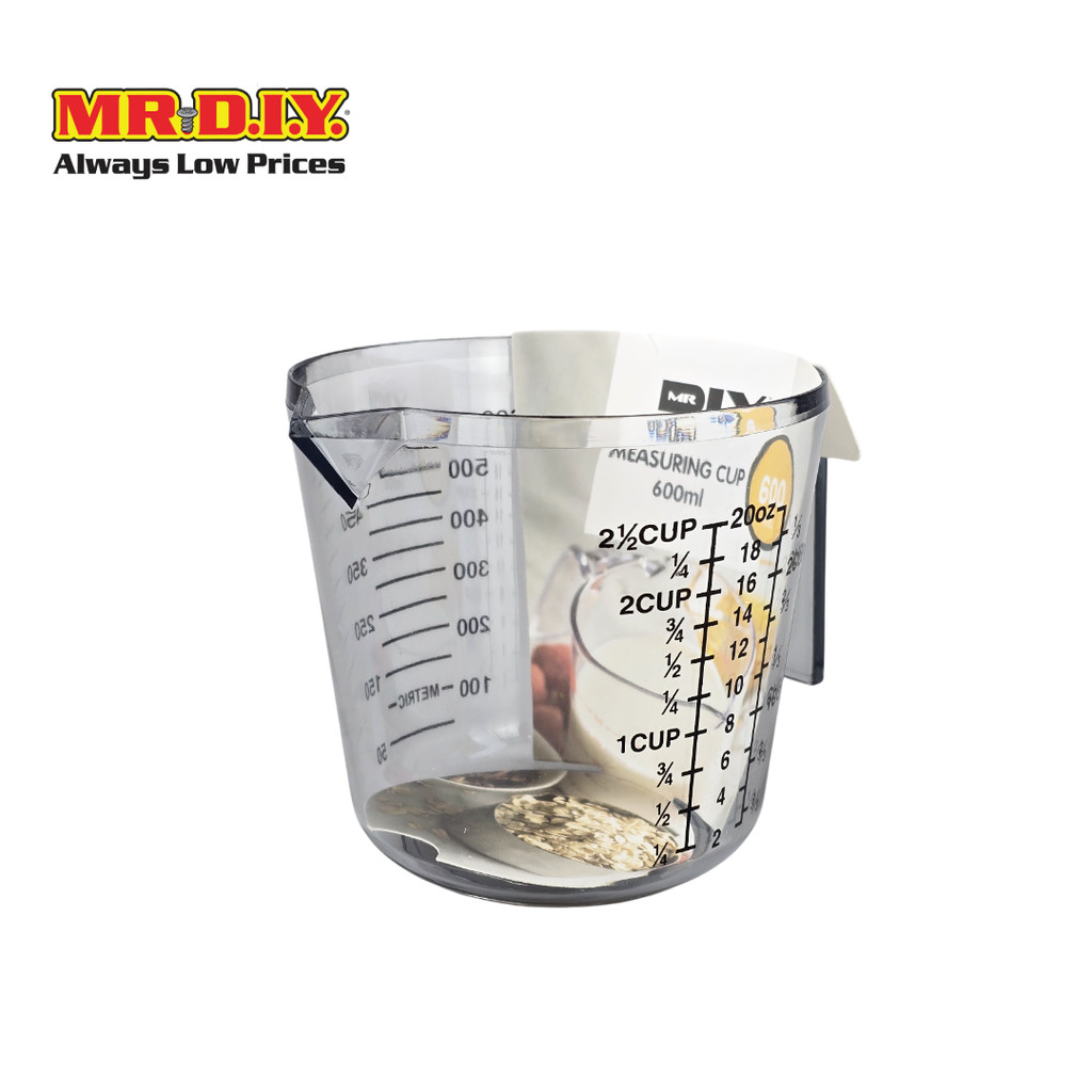 MR.D.I.Y ถ้วยตวงพลาสติก ความจุ 600 มล.