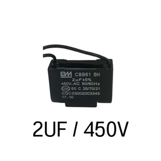 คาปาซิเตอร์พัดลม CBB61 450V แคปพัดลม แรงดี ทนทาน เปลี่ยนง่าย ใช้ได้หลายรุ่น พร้อมส่ง