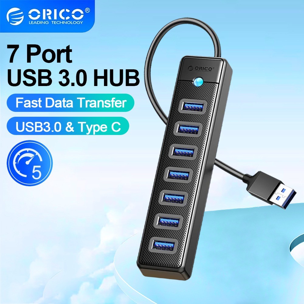 ORICO USB HUB Splitter USB 3.0 HUB ความเร็วสูงประเภท C HUB แล็ปท็อปขยายคอมพิวเตอร์คอมพิวเตอร์อุปกรณ์