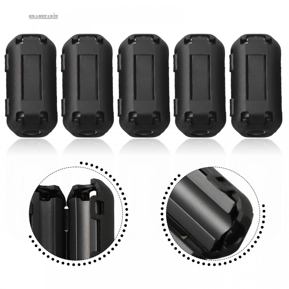 พรีเมี่ยม TDK Ferrite Core Noise Suppressor สําหรับสาย 5 มม.ปรับปรุงสัญญาณ Integrity