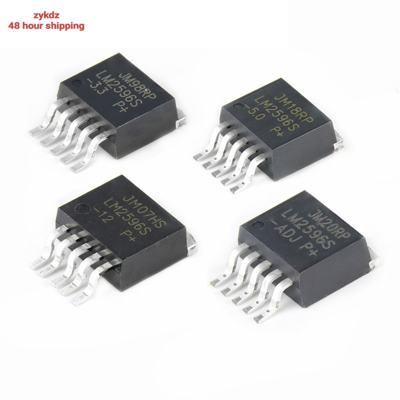 สินค้าใหม่ 10 ชิ้น/ล็อต LM2596S-ADJ LM2596S-5.0 LM2596S-3.3 LM2596HVS-ADJ LM2596HVS-5.0 LM2596HVS-3.