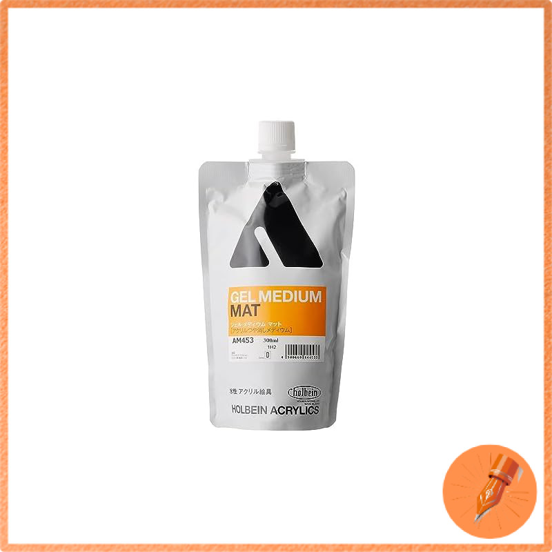 Holbein Acrylic Medium AM453 300ml Gel Medium Matte (Acrylic Matte Medium) 14453