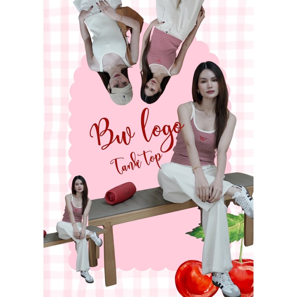 BW LOGO TANK TOP // เสื้อกล้ามทรงสวย ผ้านู๊มนุ่ม ยืดหยุ่นดีมาก
