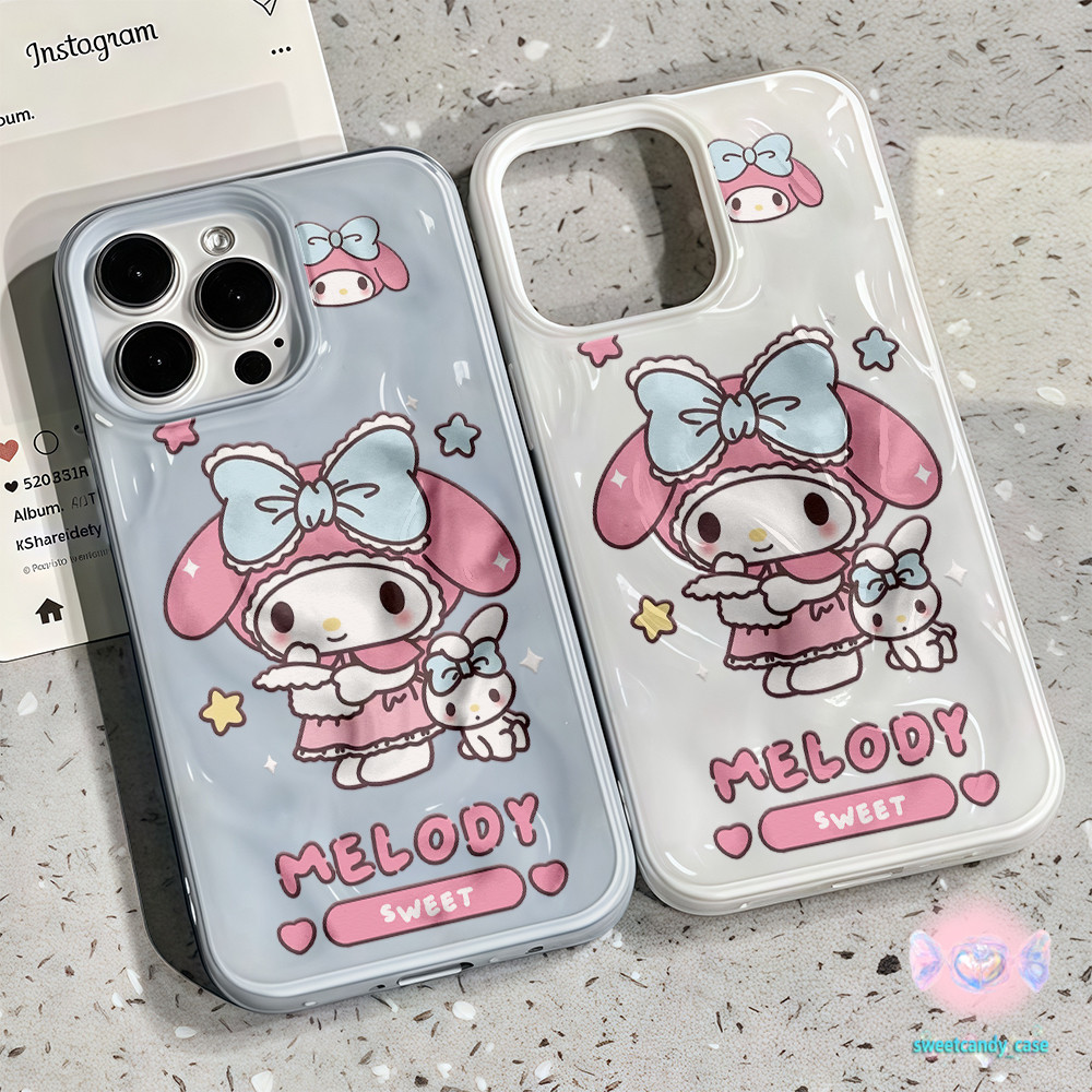 💖จัดส่งในพื้นที่💖เคสเหมือนอุกกาบาต น่ารัก หวานใจ กระต่าย โค้งคำนับ สําหรับIPhone16 15 14 13 11 7 8plusPro Promax X XR XS