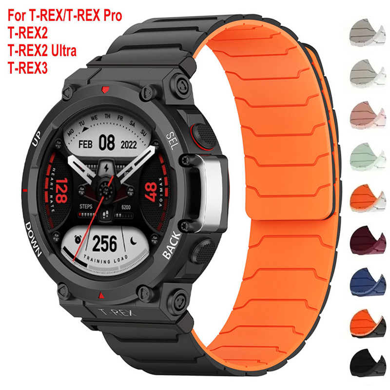 ซิลิโคนกีฬาซิลิโคนสําหรับ Huami Amazfit T-Rex 3 2 สร้อยข้อมือสายรัดข้อมือสําหรับ Amazfit T REX/Trex Pro T-Trex 2Ultra สมาร์ทนาฬิกา Correa เข็มขัด