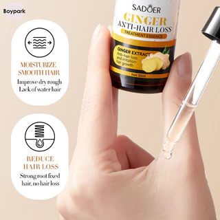 Boypark Moisturizing Hair Fixed Essence Ginger Hair Care Essence ปรับปรุงความแห้งกร้าน Anti Hair Loss Essence