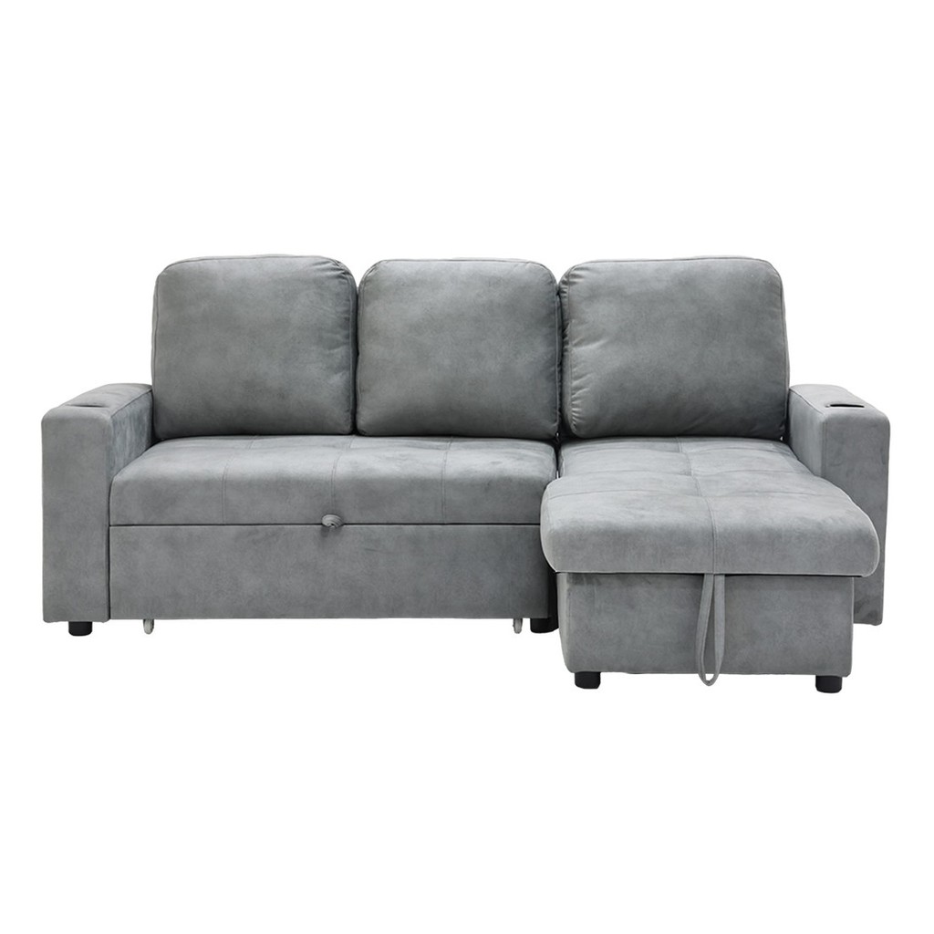 SB Design Square โซฟาเข้ามุมขวา รุ่น Reindeer สีเทา (210x166x94 ซม.)  แบรนด์ SB DESIGN SQUARE