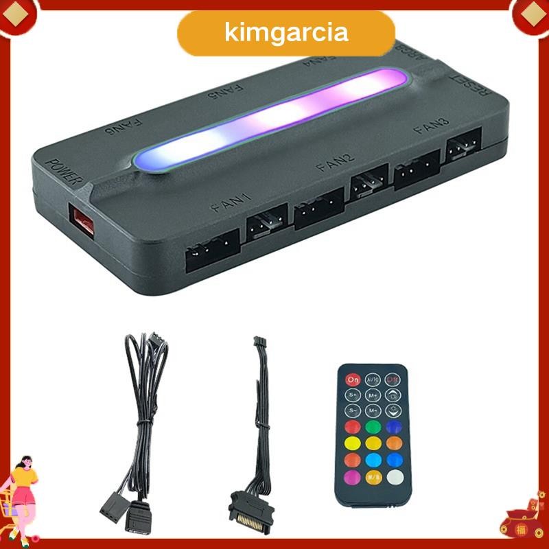 kimgarcia ARGB Controller 5V/3Pin ARGB 4Pin พัดลม PWM HUB PWM ARGB พัดลม Hub ARGB Hub Splitter สําหร