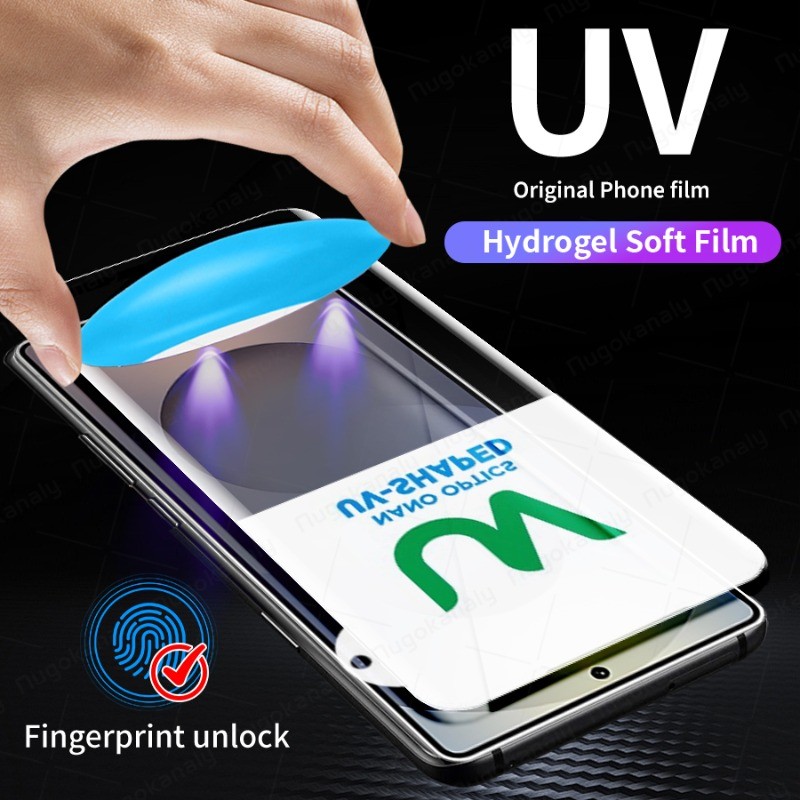 ยืดหยุ่น UV Sharped Nano-Optics Curable ป้องกันหน้าจอฟิล์มสําหรับ Samsung Galaxy S25 Ultra S24 S23 S