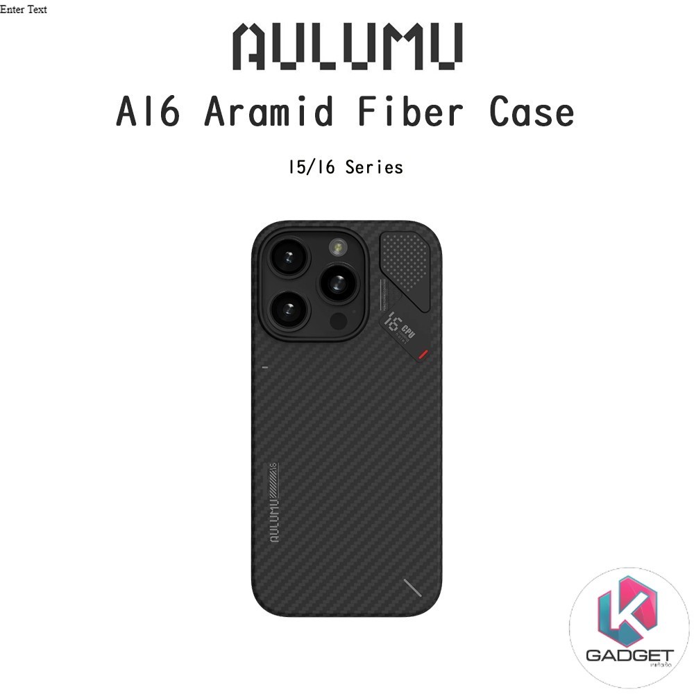 AULUMU A16 Vegan Leather With Magnetic เคสAramid Fiberกันกระแทกเกรดพรีเมี่่ยม เคสสำหรับ iPhone15/16/
