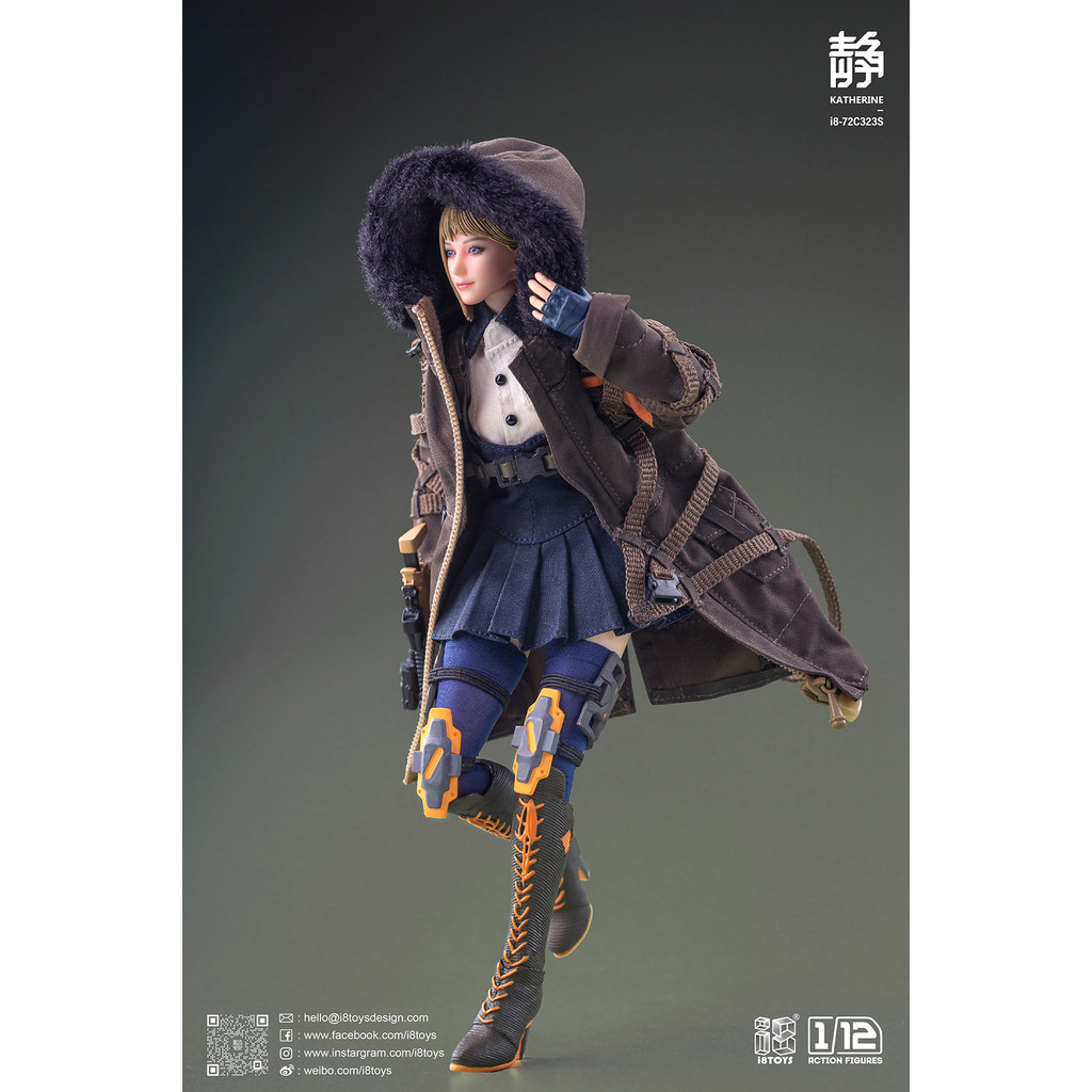 [Collection Boutique] พร้อมสต็อก i8Toys 1/12 Quiet Dog Series Catherine i8-72C323 Movable Eye Movabl