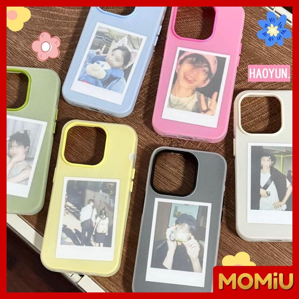 MOMiU - ฟรอสต์แมทท์ 2-in-1 สีแคนดี้ เข้ากันได้สำหรับ เคสไอโฟน11 เคส iphone 16 Pro Max 7Plus XR 12 13 14 15 สีชมพูสวยงาม
