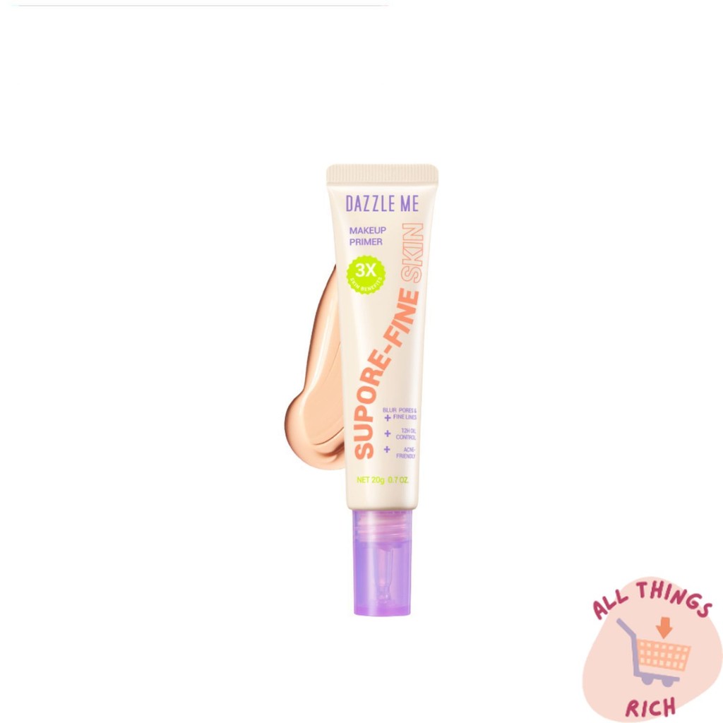 DAZZLE ME Supore-Fine Skin Makeup Primer แดซเซิล มี ปกป้องผิวจากบลูไลท์และมลภาวะ