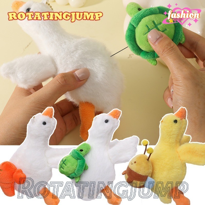 [ แฟชั่น ]พวงกุญแจตุ๊กตาเป็ดน้อยน่ารัก-ของขวัญวันเกิดเพื่อน-การ์ตูนดึงตุ๊กตาที่เก็บกุญแจ-แฟชั่น,สร้างสรรค์, น่ารัก-กระเป๋า,รถพวงกุญแจแขวนอุปก