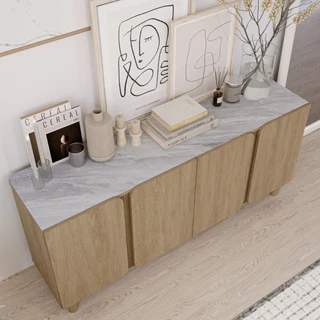 SB Design Square ตู้เตี้ย รุ่น Skift ขนาด 160 ซม. Light Wood (160x40x73 ซม.) แบรนด์ SB FURNITURE