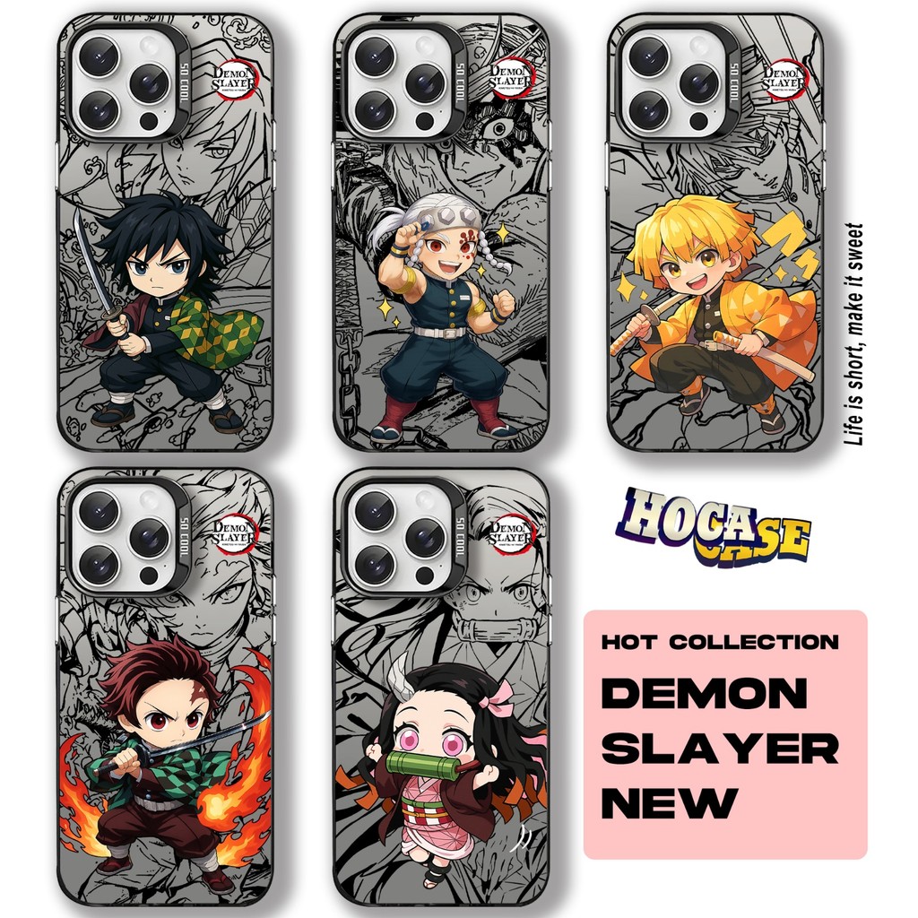 เคส Demon Slayer HC623 IMD Redmi Note 14 13 12 11 10 9 9A 9C 10A 10C Premium Matte Black HP Casing G