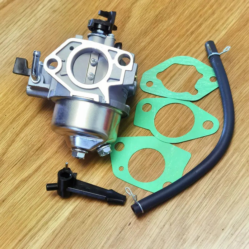 คาร์บูเรเตอร์คาร์โบไฮเดรตสําหรับฮอนด้า GX390 GX340 พร้อมปะเก็นและท่อ 13HP เปลี่ยน 16100-ZF6-V01 ชิ้น