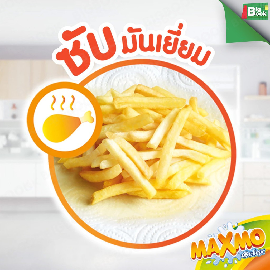 1 แถม 1 กระดาษทิชชู่ MAXMO REGULAR  1แพ็ก 2ม้วน กระดาษอเนกประสงค์ มาตรฐาน 23 ซม. พร้อมส่ง ราคา ถูกที่สุด ดีลบีเคเค แกลเลอรีภาพที่ 9