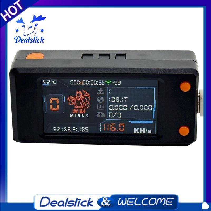 อัพเกรด Nerdminer 118KH/S BTC Solo Miner พร้อมหน้าจอสี 1.91 นิ้ว Bitcoin BTC Miner ASIC Miner