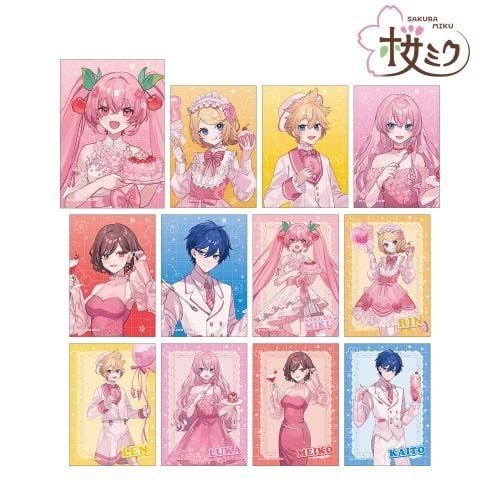 Vocaloid Sakura Party Ver. Bromide Card Art by Shugao - ของแท้ | แขนฟรี | สินค้า By Nekochin
