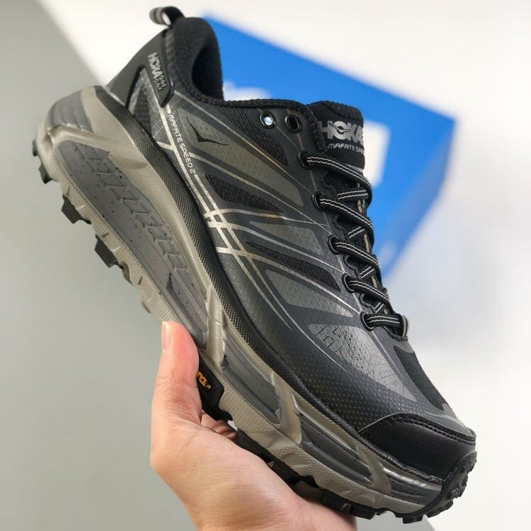 Hoka U MONCLER MAFATE SPEED 2 ฟังก์ชั่นรุ่นที่ 2 น้ําหนักเบาผู้ชายผู้หญิงรองเท้าวิ่งลําลอง 0BX5 LYVI