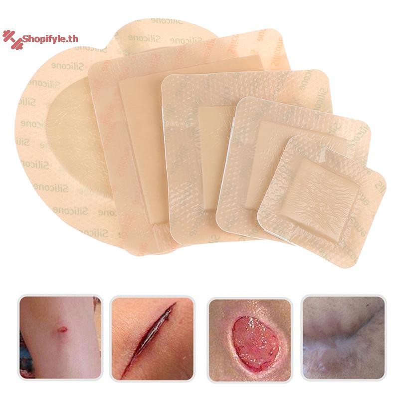 Shopifyle Hydrocolloid กาว Dressing Wound Dressing ปราศจากเชื้อ Bedsore Healing Pad Patch th