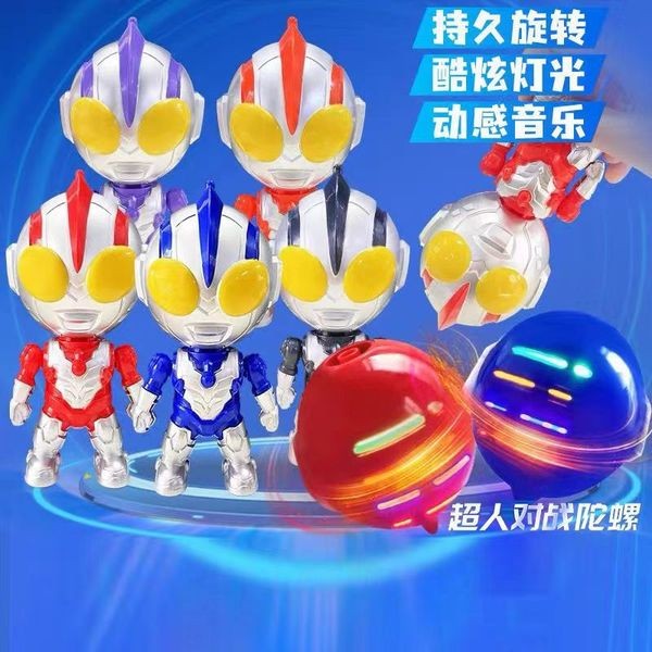 beyblade x takara tomy bayblade x Superman Top Ultraman พร้อมเพลงคริสตัลแสงหมุนปริศนา Cool Battle ขอ
