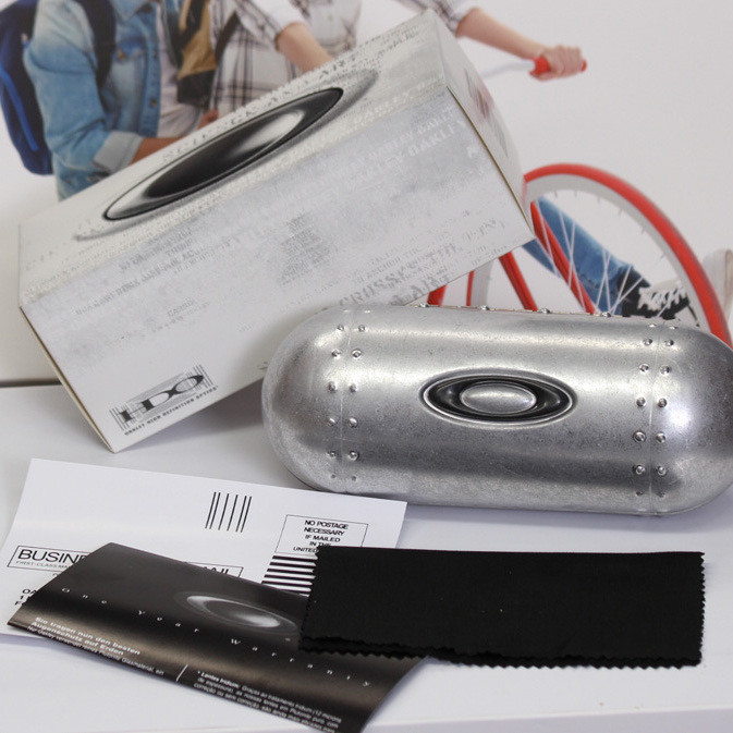 Oakleyแว่นตา กันแดดพร้อมเคสอะลูมิเนียม คุณภาพสูง PSIN