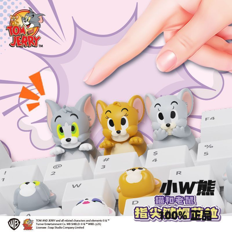 【ในสต็อก】Soap Studio Tom&Jerry Keycaps