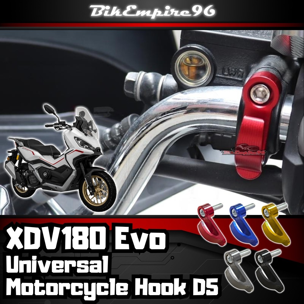 XDV180 Evo Hook D5 Heavy Duty Premium ทนทานแขวนสําหรับ Handle Bar Mount Holder Eagle Claw Hook Keewa