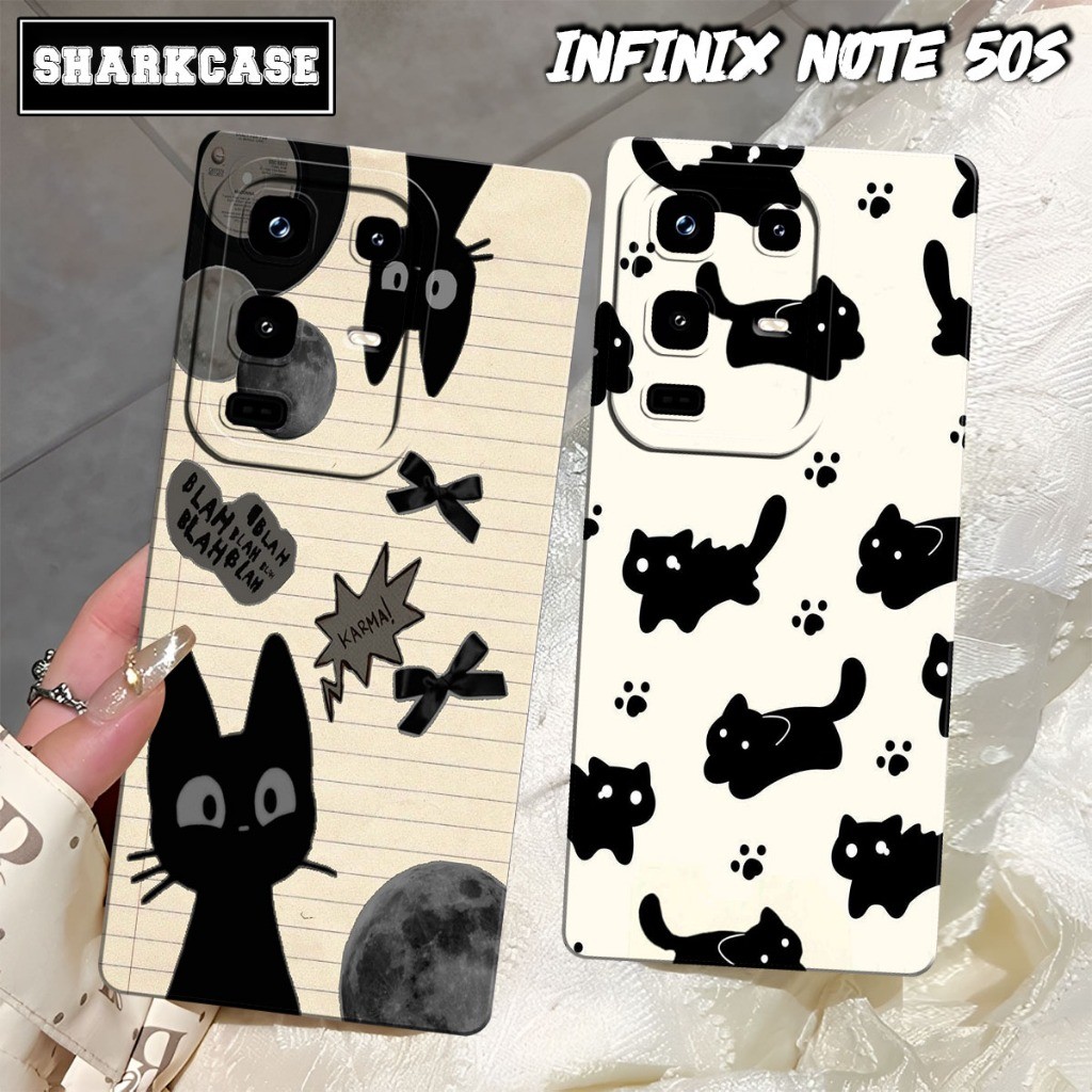 INFINIX NOTE 50s / NOTE 50X / NOTE 50 / NOTE 50 PRO / NOTE 50 PRO PLUS วอลเปเปอร์แมวสุนทรียศาสตร์ล่า