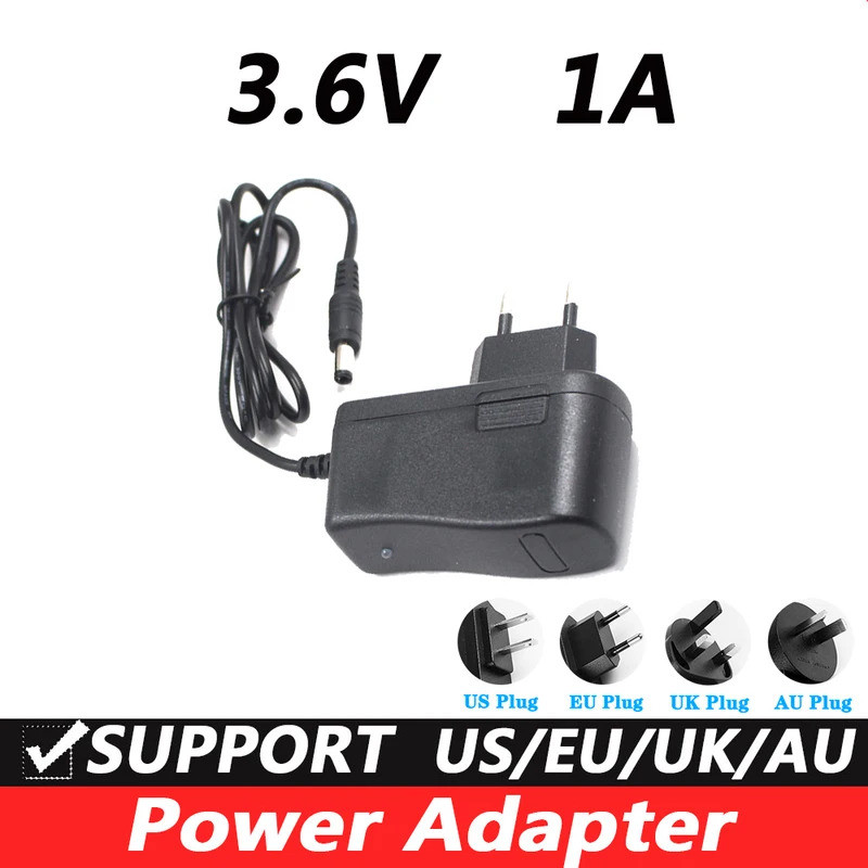 220v ถึง DC 3.6V 1A Power adapter 3.6V 1000mA switching Power Supply DC Stabililized Power Supply 5.