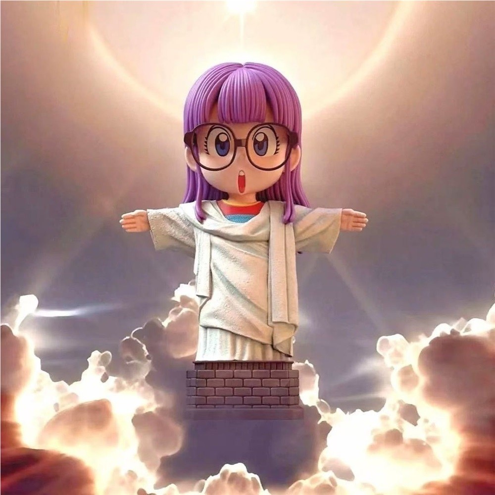 ดร. SLUMP ARALE RIO WORLD ADVENTURE รูป - โมเดลสะสมอะนิเมะน่ารักพร้อมกล่องแสดงผล ของขวัญปาร์ตี้เดินท