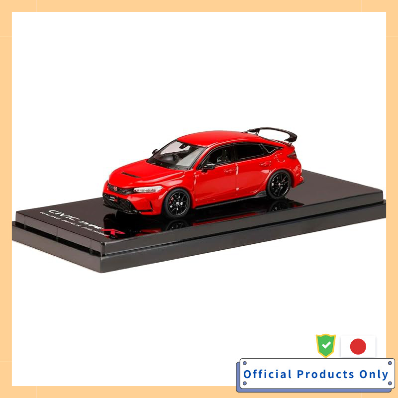 Hobby Japan HJ64 1/64 Honda Civic Type R FL5 Racing Black Package 2025 Frame Red Completed Product H