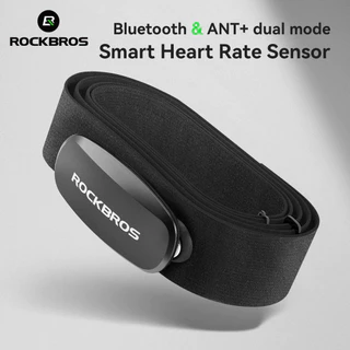 ROCKBROS HRM812 โมเดลตรวจวัดอัตราการเต้นหัวใจแบบบลูทูธและ ANT+ Dual Mode อายุการทำงานของแบตเตอรี่นานถึง 800 ชั่วโมง และกันน้ำได้