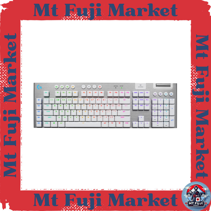 【Direct From Japan】Logicool G ゲーミングキーボード G915 X LIGHTSPEED 薄型 ワイヤレス G915WLX-TCWH タクタイル 茶軸 確かな打鍵感 日本語