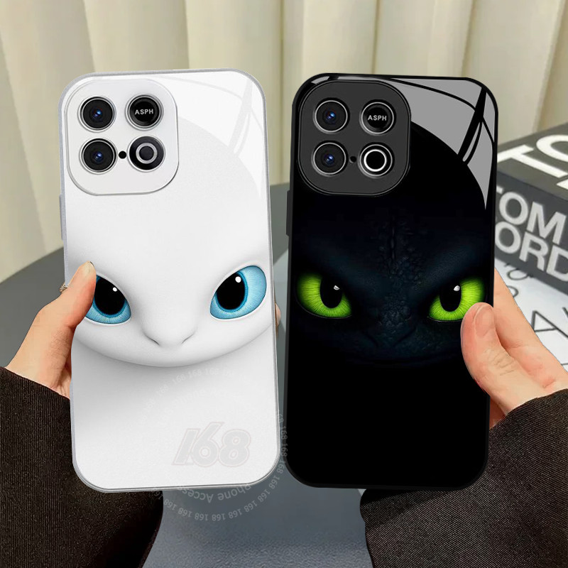 เคส IQOO Neo 10 5G Case เคสน่ารักการ์ตูนฟันไร้วิธีฝึกมังกรของคุณกันกระแทกเคส 2025 สไตล์ใหม่เคสโทรศัพท์แก้วหล่อเย็นสําหรับเด็กผู้ชายนักเรียนผู้ชาย