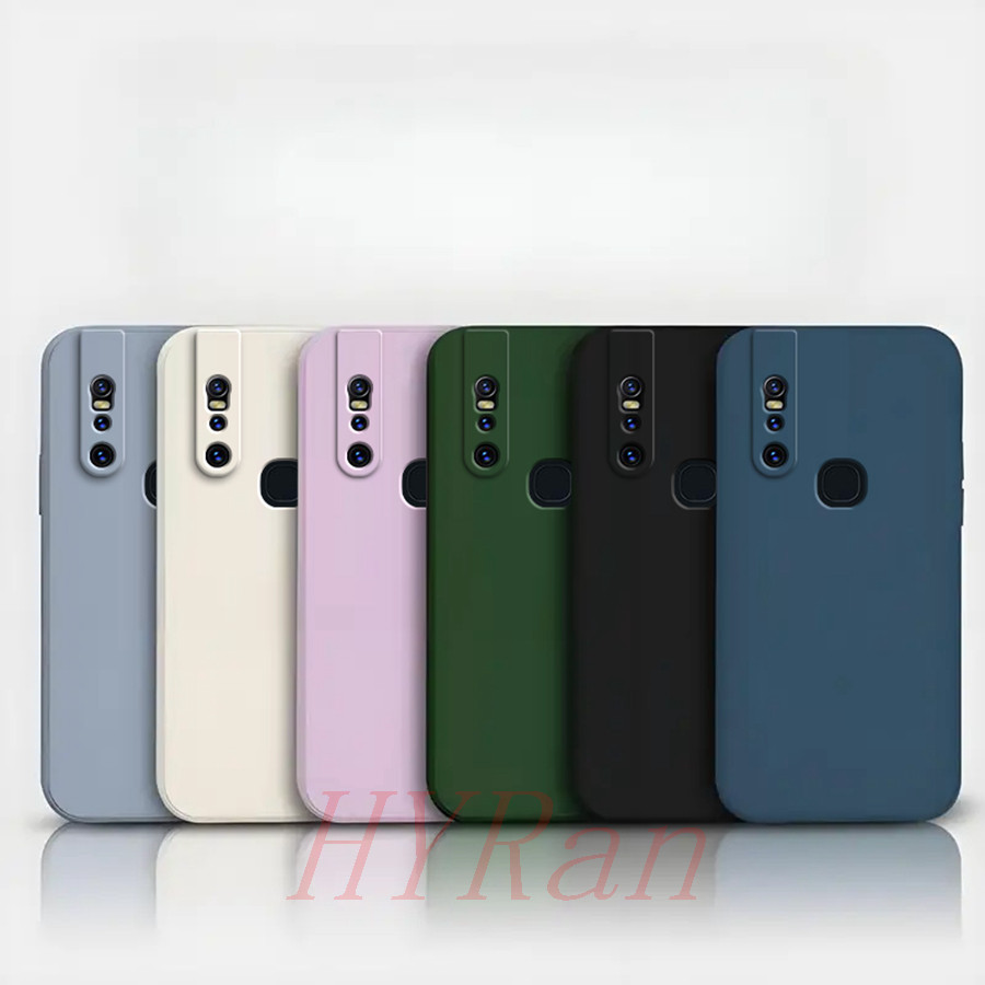 Vivo V15 เคสโทรศัพท์ซิลิโคนสีทึบ YT