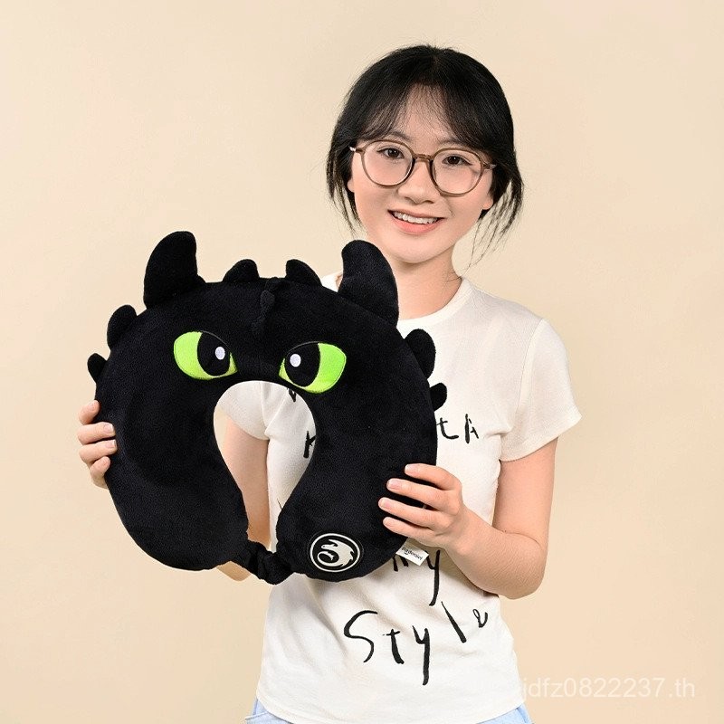 คอป้องกันตุ๊กตาน่ารัก Tame Dragon Master ของแท้ Night Sha แบบพกพา Toothless Boy Universal Travel Mem
