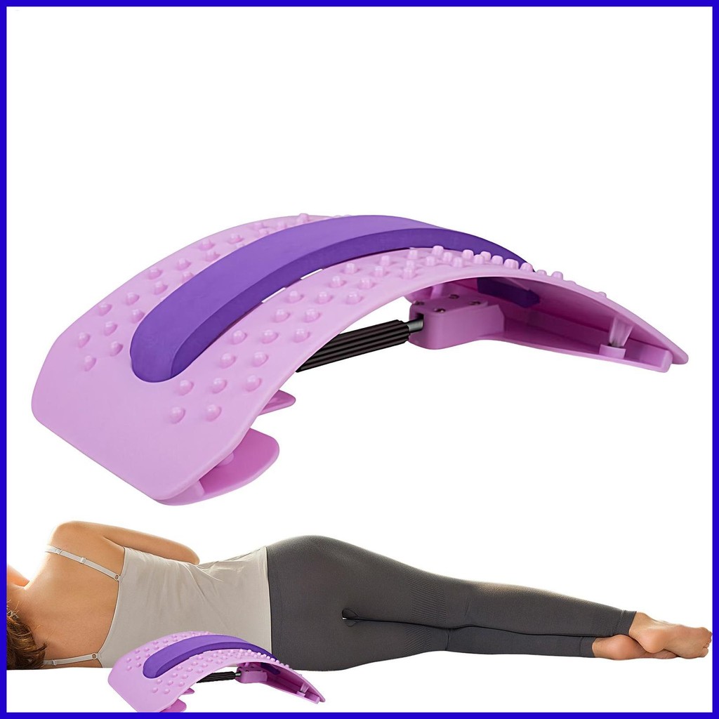 Lumbar Stretcher Spine Correct Decompressor ปรับ Spine Relief Board สําหรับโยคะการออกกําลังกายลูกวัว