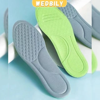 Wedbily พื้นรองเท้า ดับกลิ่น ดูดซับ นาโน ต้านเชื้อแบคทีเรีย เหงื่อ รองเท้า เบาะ พอดีกับฝ่าเท้า นุ่มสบาย insoles